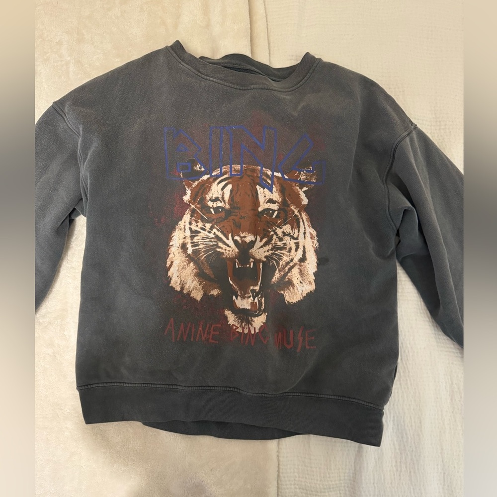 Anine Bing Tiger Graphic Sweatshirt